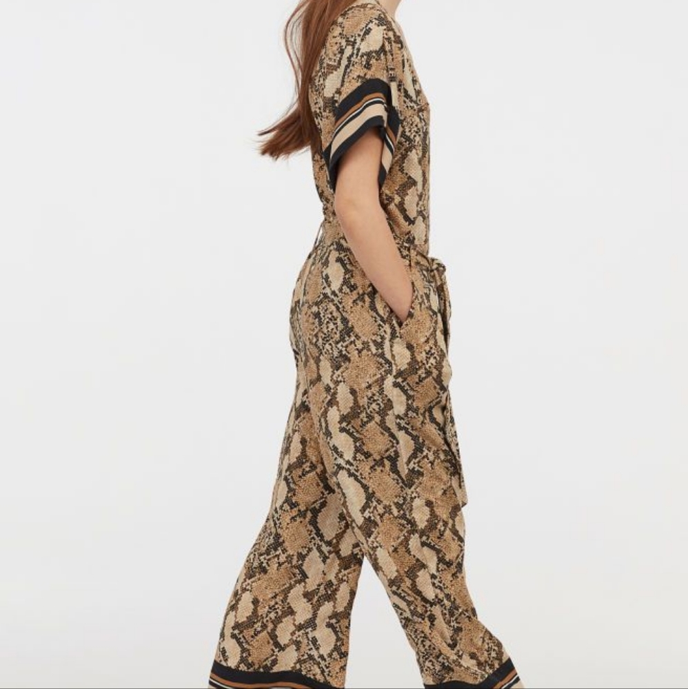 Animal Print H&M Jumpsuit